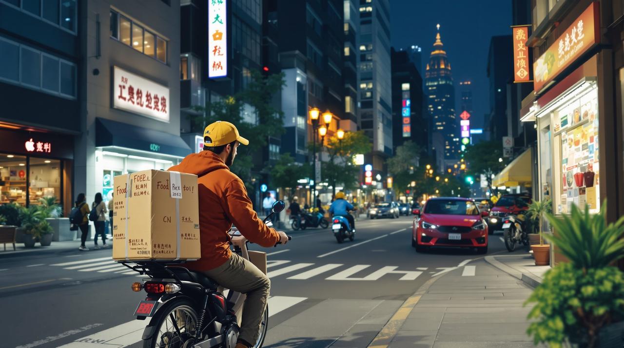 外卖骑手深夜送餐遭遇奇葩客户，全程录音曝光